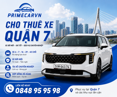 Cho thuê xe tự lái uy tín ở Quận 7