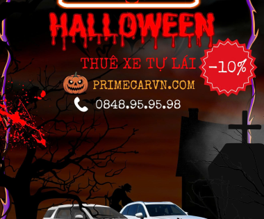 Halloween “rùng rợn” – Giá thuê xe “rụng rời” giảm 10%!