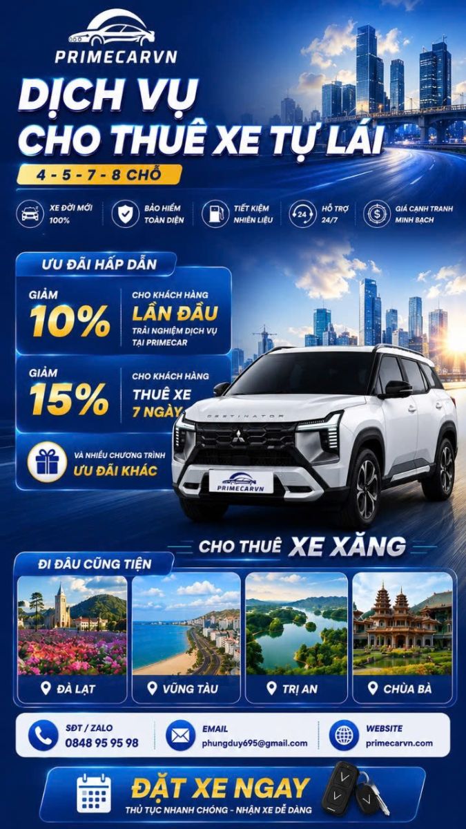 cho thuê xe tự lái tphcm