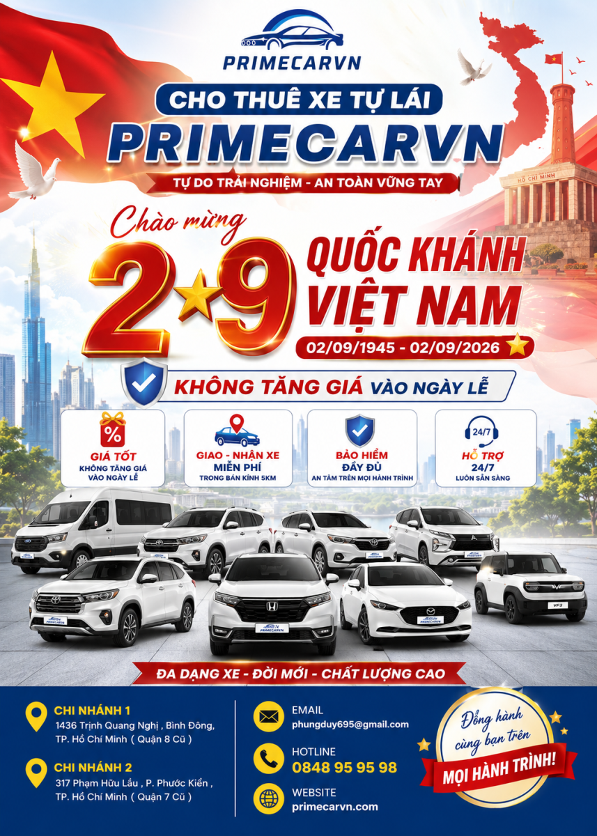 thuê xe tự lái tphcm 