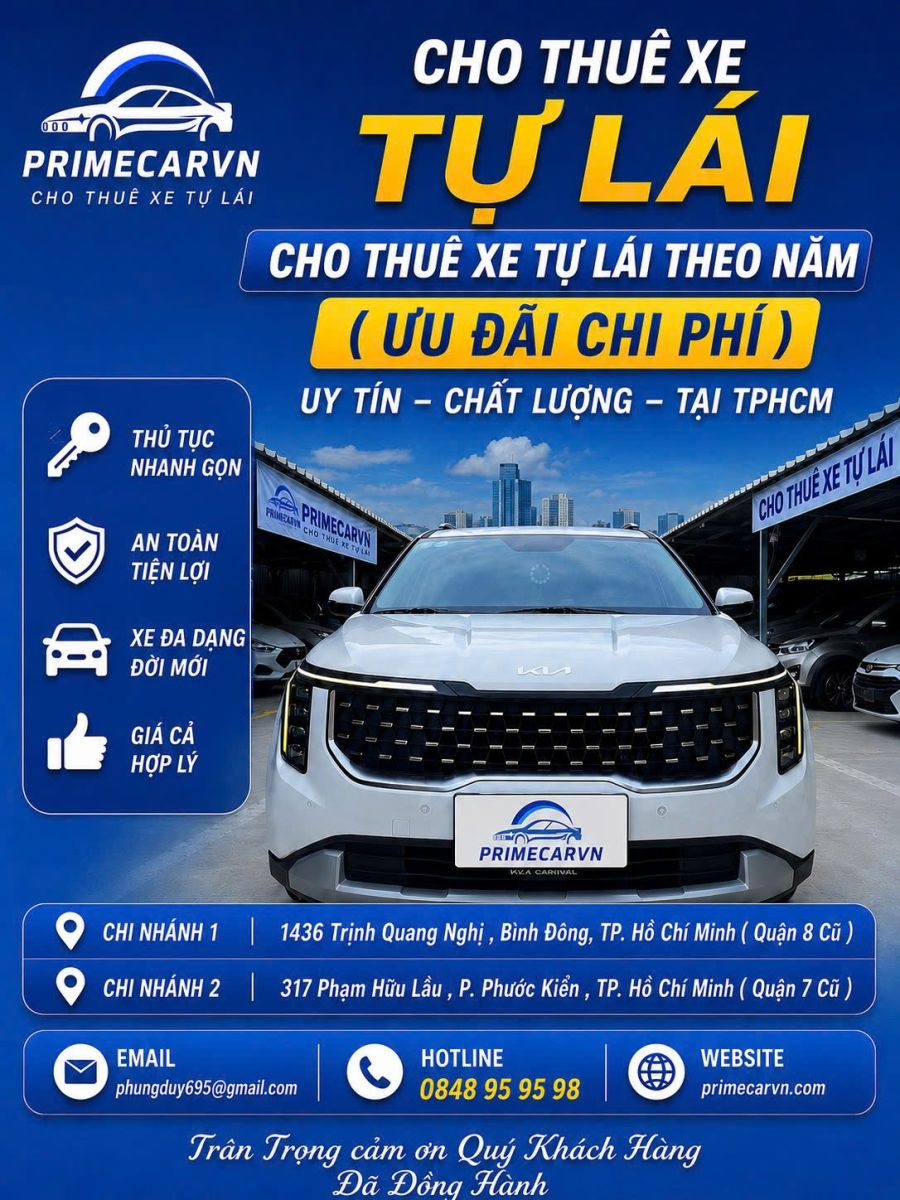 cho thuê xe tự lái tphcm